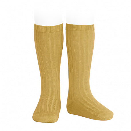 Condor Ribbed Socks - Mustard 645