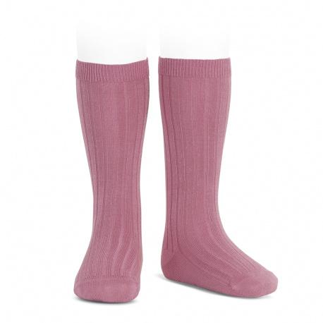 Condor Ribbed Socks - Dusty Pink 670